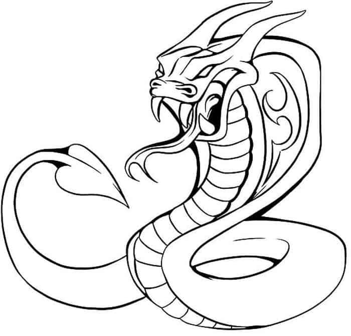 Adult Snake Coloring Pages