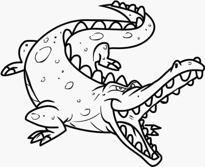 Alligator In Lion King Coloring Pages