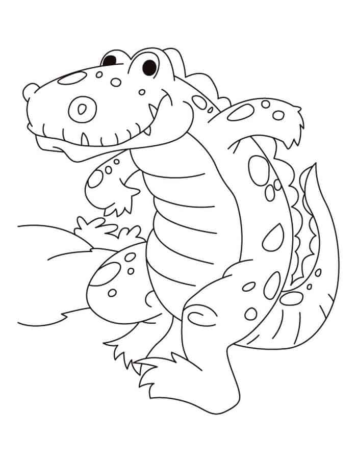 Alligator Multiples Coloring Pages
