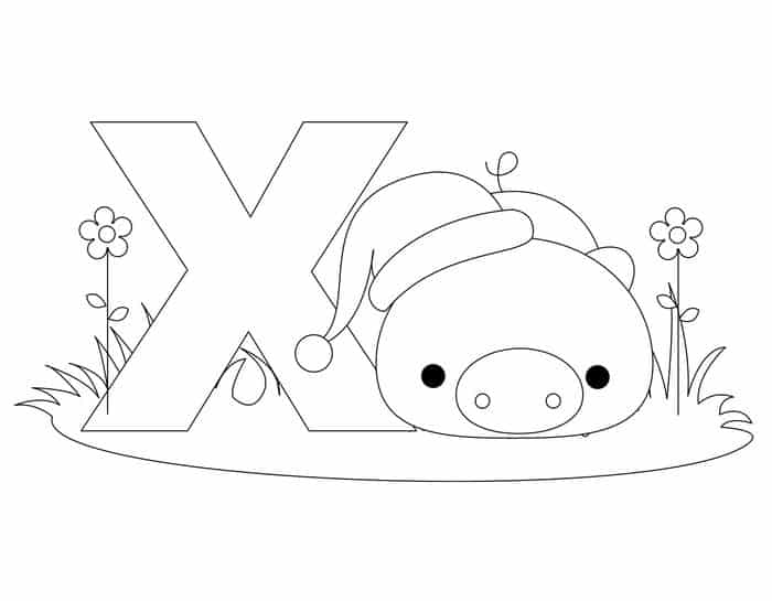 Alphabet Animal Coloring Pages