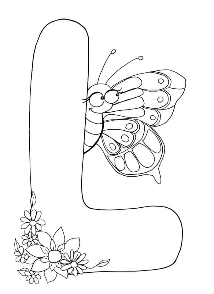 Alphabet Coloring Pages Free