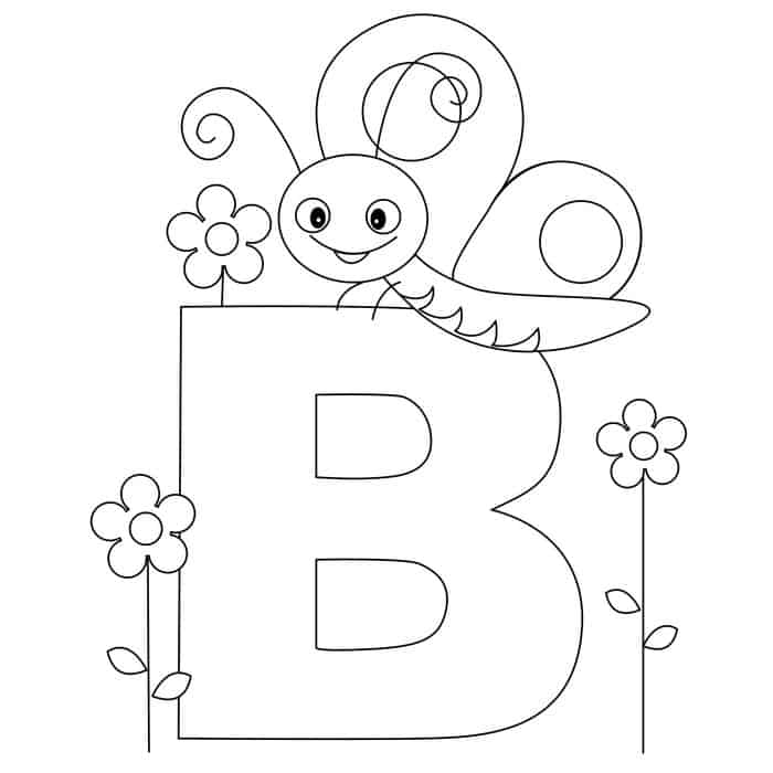 Alphabet Coloring Pages Printable Free