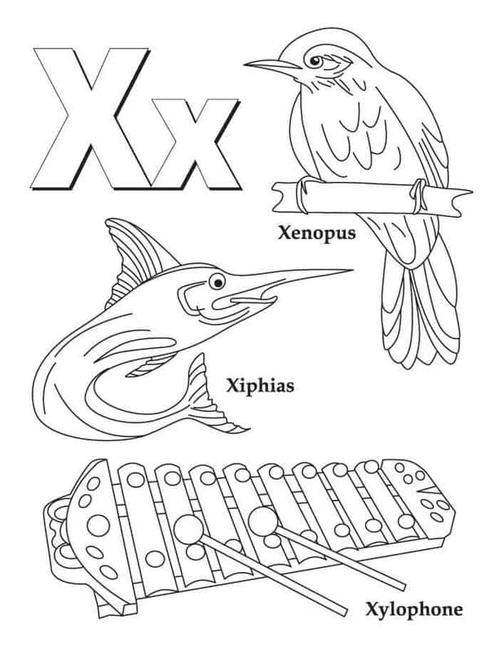 Alphabet Coloring Pages Printables