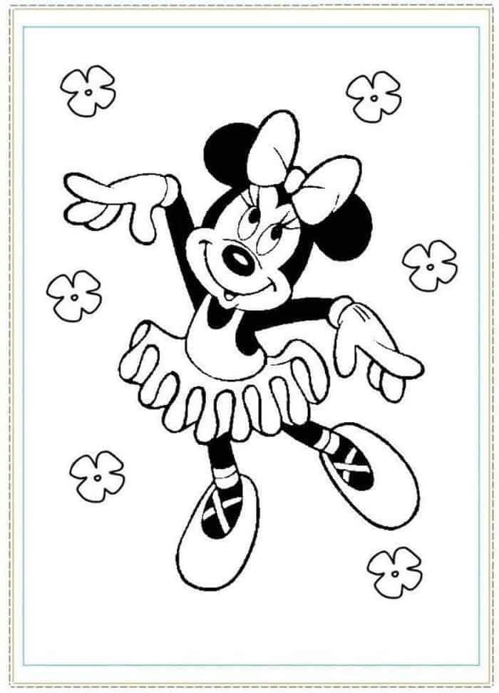 Ballet Disney Coloring Pages