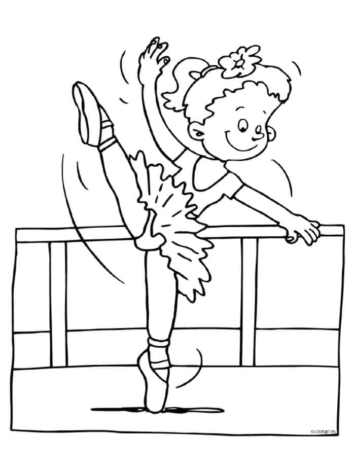 Ballet Posture Coloring Pages
