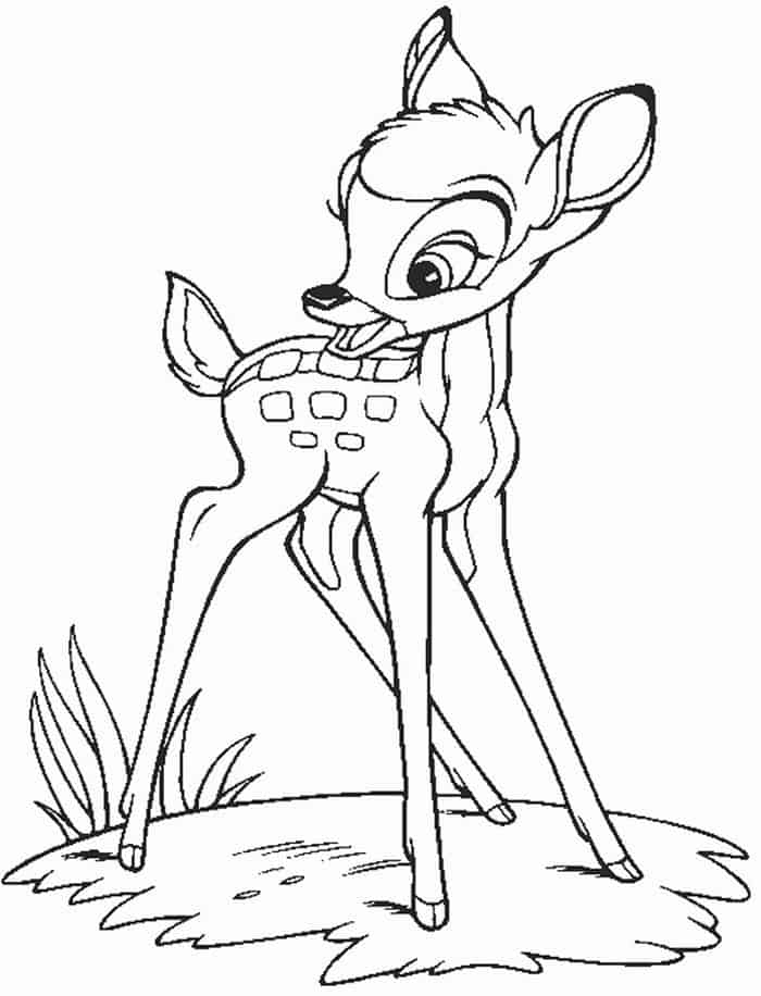 Bambi Coloring Pages To Print