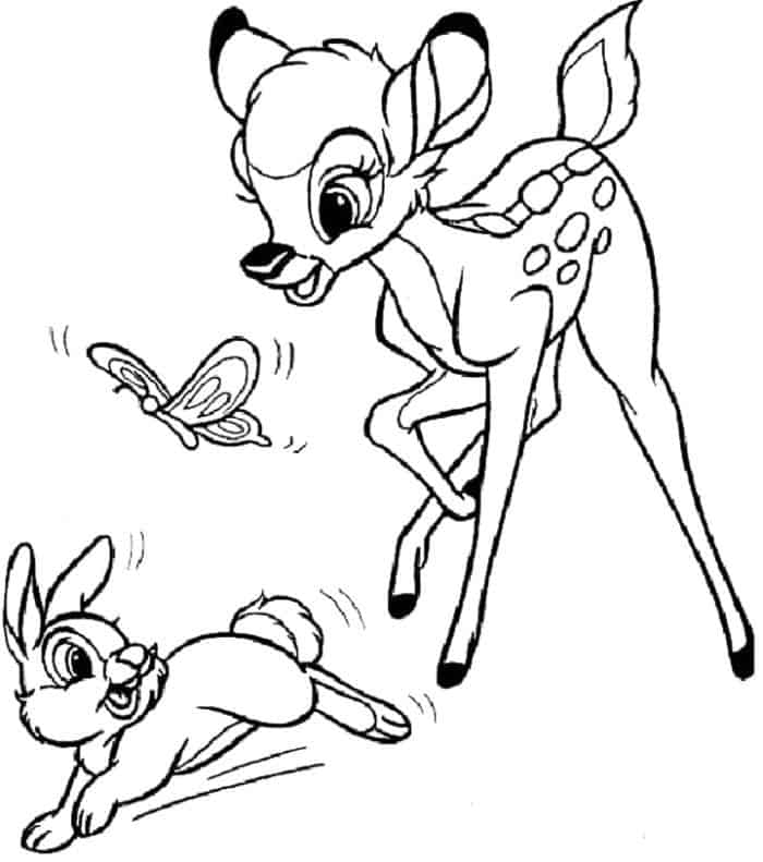 Bambi Super Coloring Pages