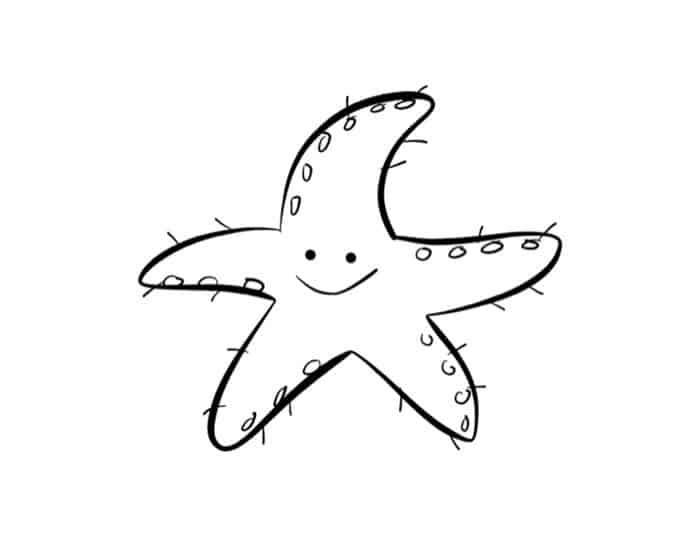Beautiful Coloring Pages Of Starfish