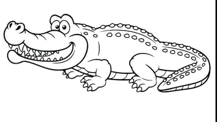 Castle Coloring Pages Alligator Moat And Drawbridge