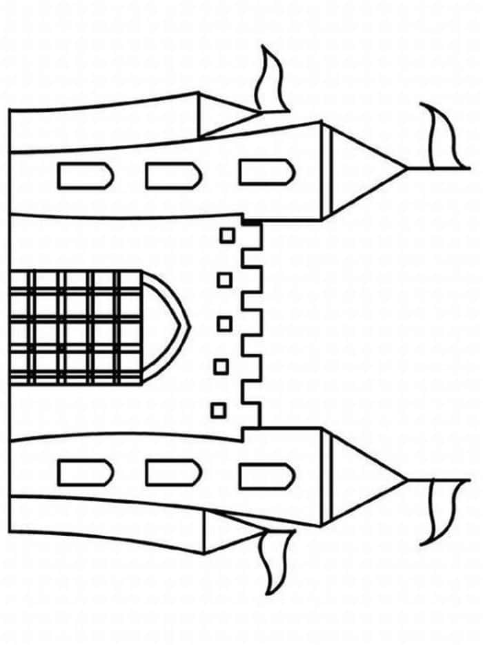 Castle Coloring Pages For Adults
