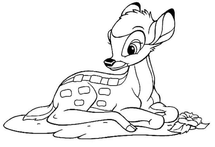 Childrens Coloring Pages Bambi