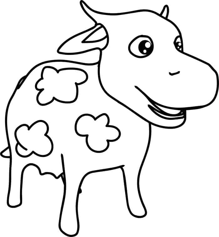 Coloring Pages Cow