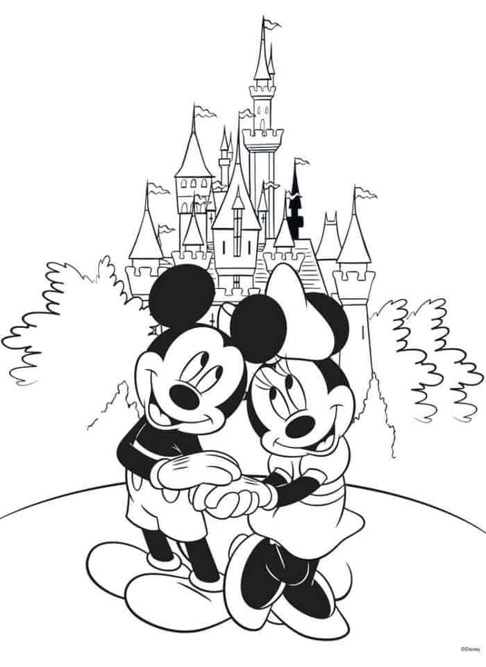 Coloring Pages Disney Castle