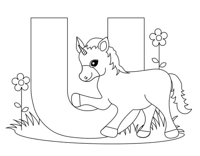 Coloring Pages For Letters Of The Alphabet