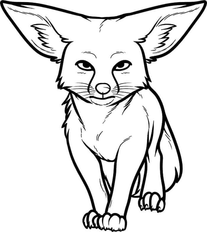 Coloring Pages Fox