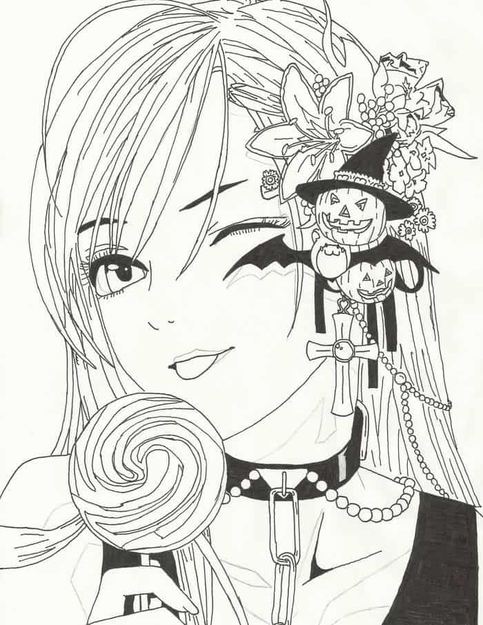 Coloring Pages From Vampire Knight Anime