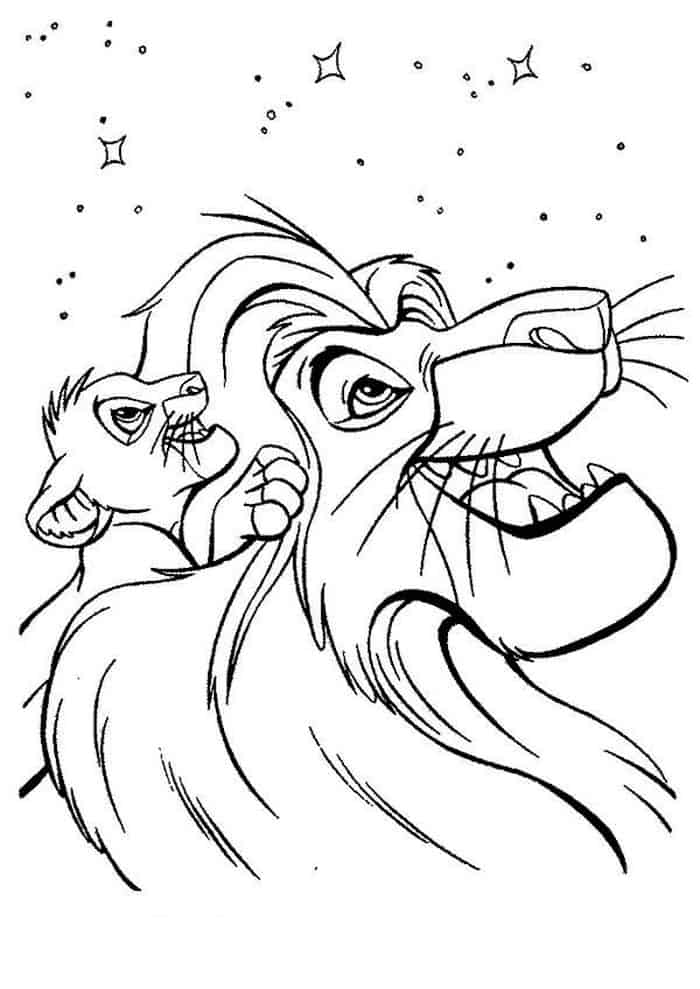 Coloring Pages Lion King 1