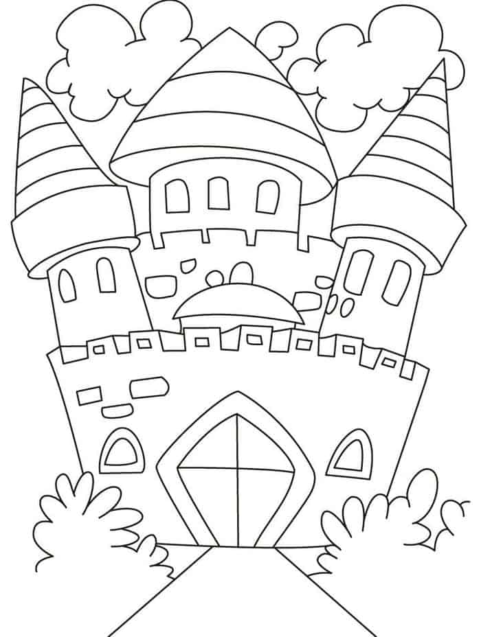 Coloring Pages Of Castle