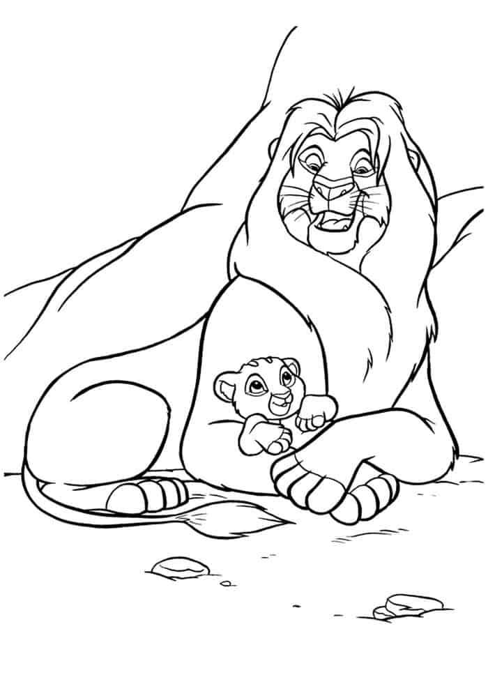 Coloring Pages Of The Lion King 1