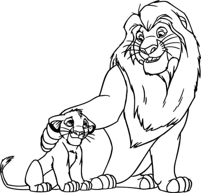 Coloring Pages Of The Lion King