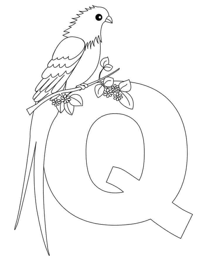 Coloring Pages The Alphabet