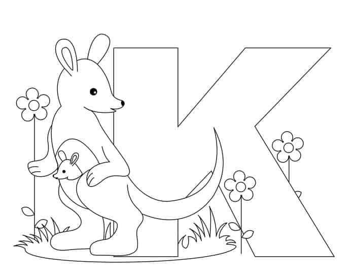 Coloring The Alphabet Printable Pages