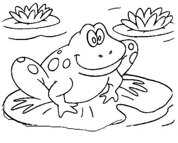 Cool Frog Coloring Pages