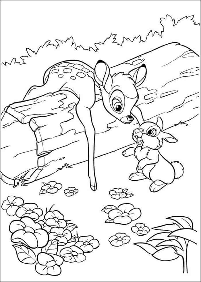 Disney Bambi Coloring Pages
