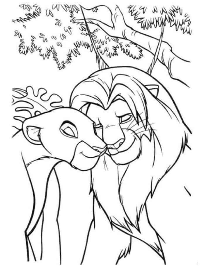 Disney Coloring Pages Lion King 1