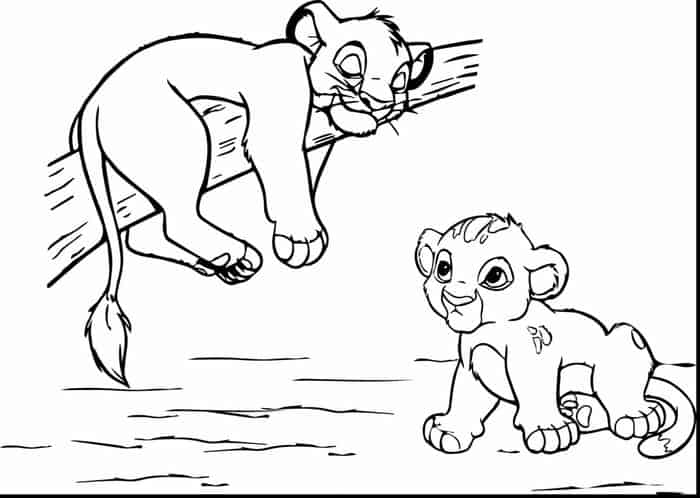 Disney Lion King Coloring Pages 1