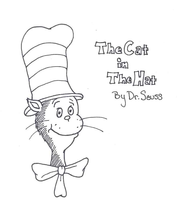 Dr Seuss Coloring Pages Cat In The Hat