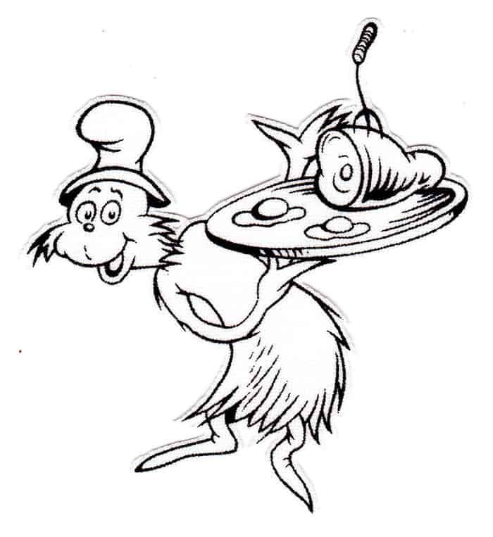 Dr Seuss Coloring Pages Green Eggs And Ham