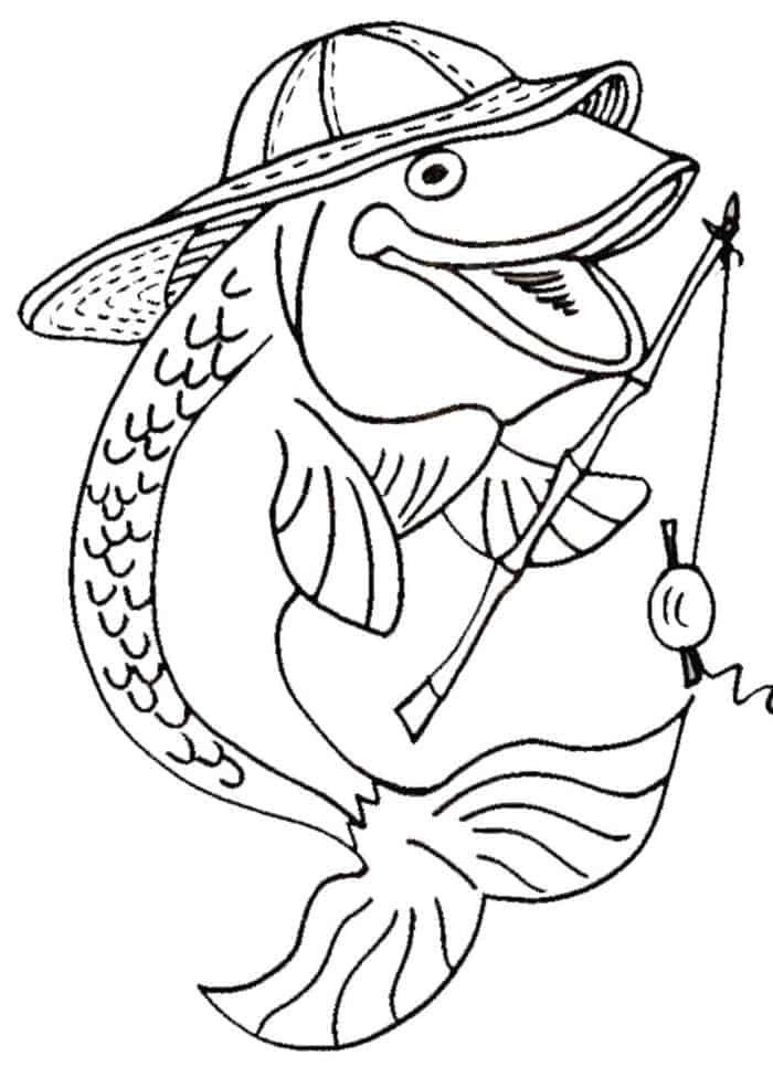Fishing Coloring Pages To Print