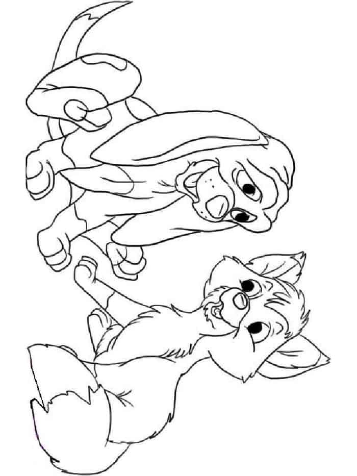 Fox And The Hound 2 Coloring Pages