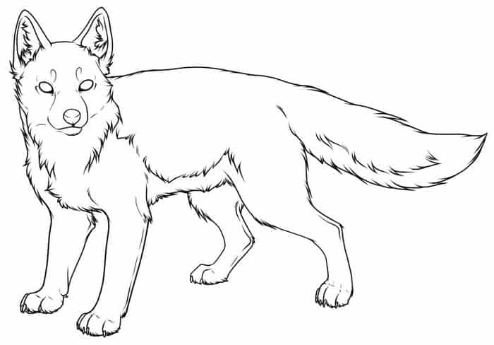 Fox Coloring Pages Free