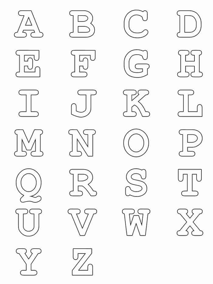 Free Alphabet Coloring Pages For Adults