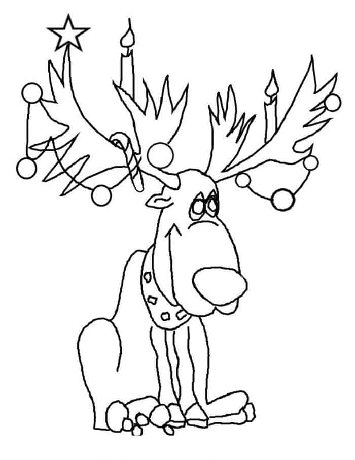 Free Coloring Pages Of Deer