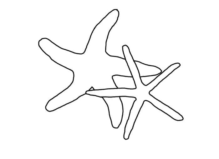 Free Coloring Pages Of Starfish