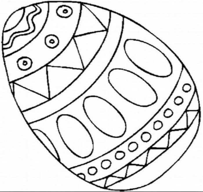 Free Easter Egg Coloring Pages Printable