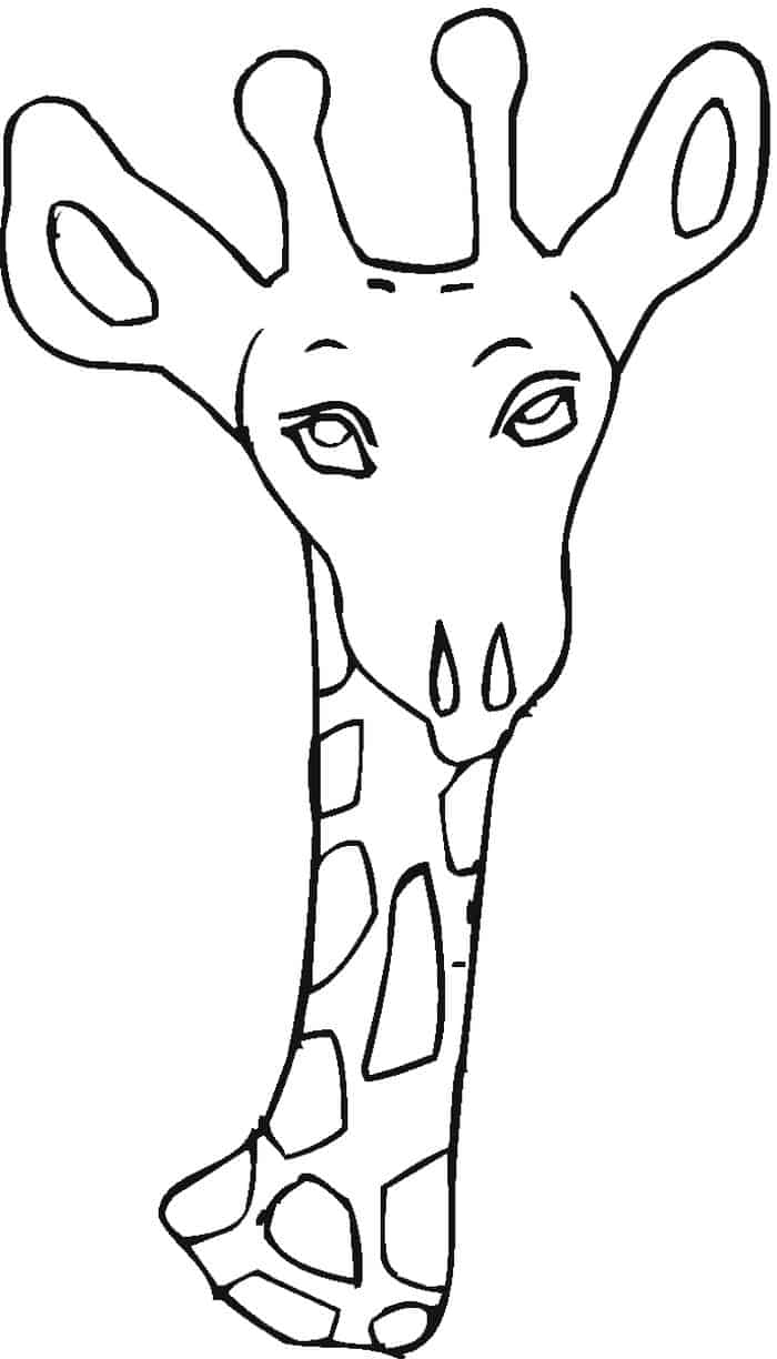 Free Kids Printable Coloring Pages Giraffe