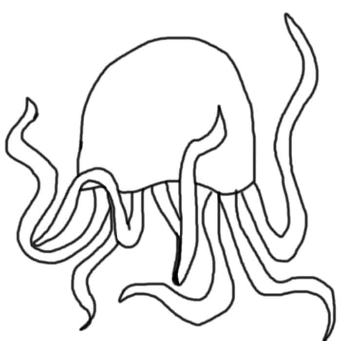 Free Printable Coloring Pages Of Jellyfish