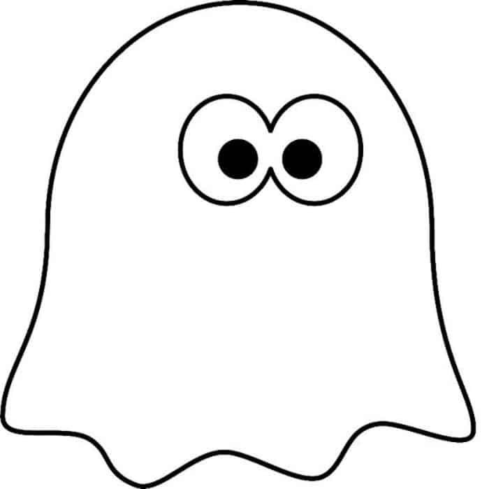 Ghost Coloring Pages Preschool