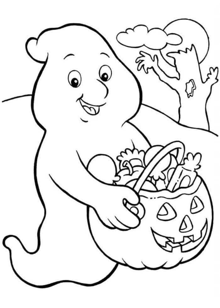 Halloween Coloring Pages Ghost