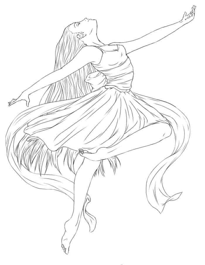 History Of Ballet Coloring Pages