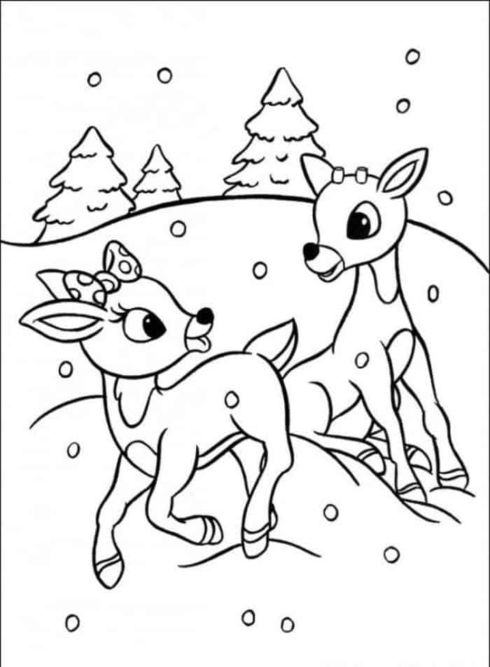 Hunting Deer Coloring Pages