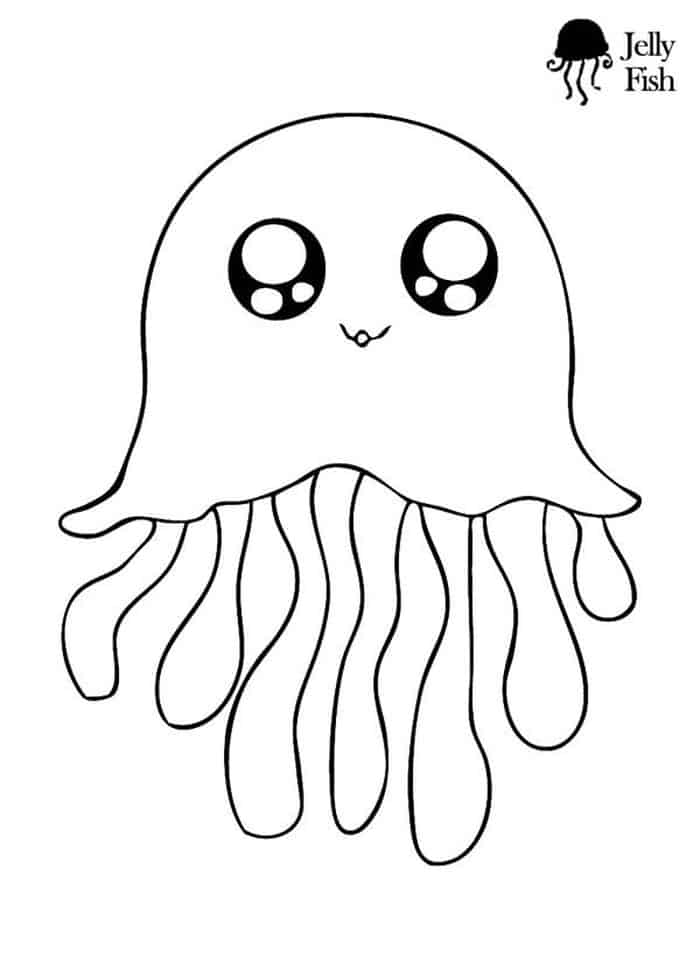 Jellyfish Coloring Pages Printable
