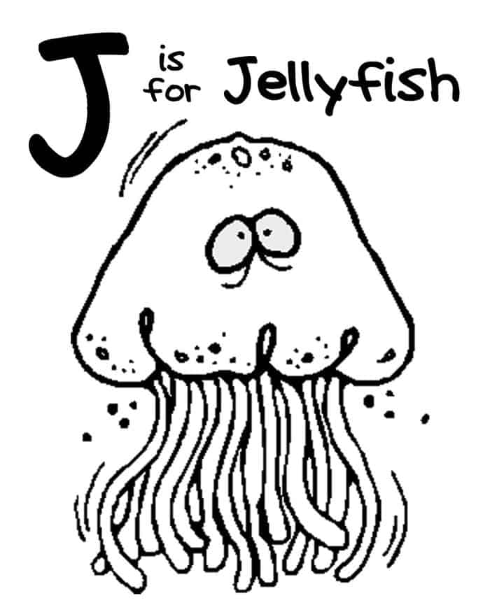 Jellyfish Coloring Pages To Print