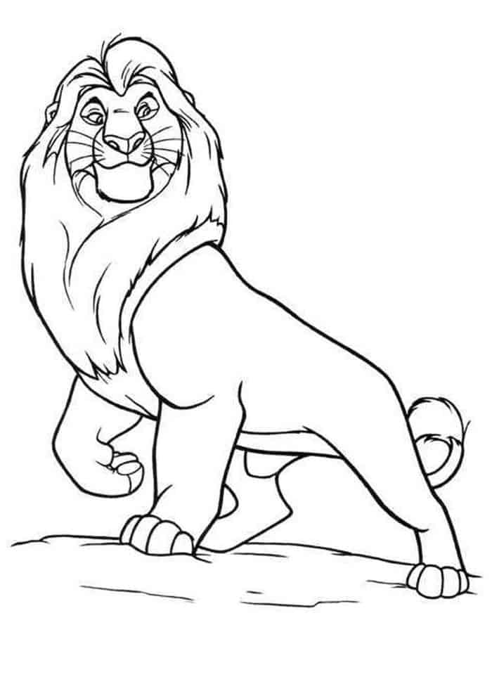 Lion King 2 Coloring Pages 1