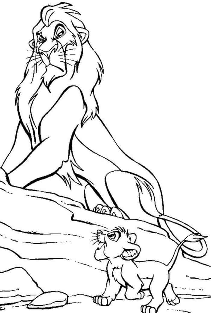 Lion King Coloring Pages 1