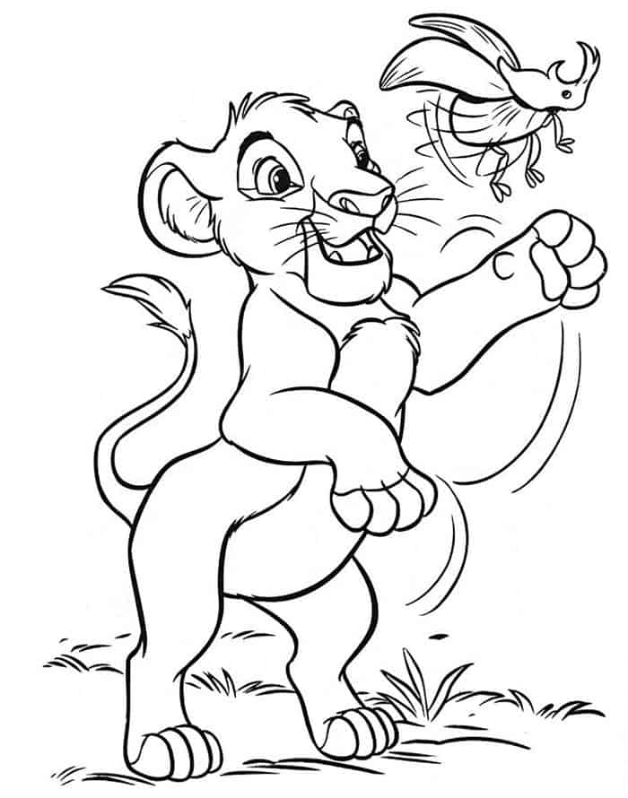 Lion King Coloring Pages Online 1